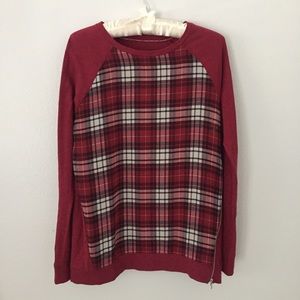 Two by Vince Camuto Plaid Top